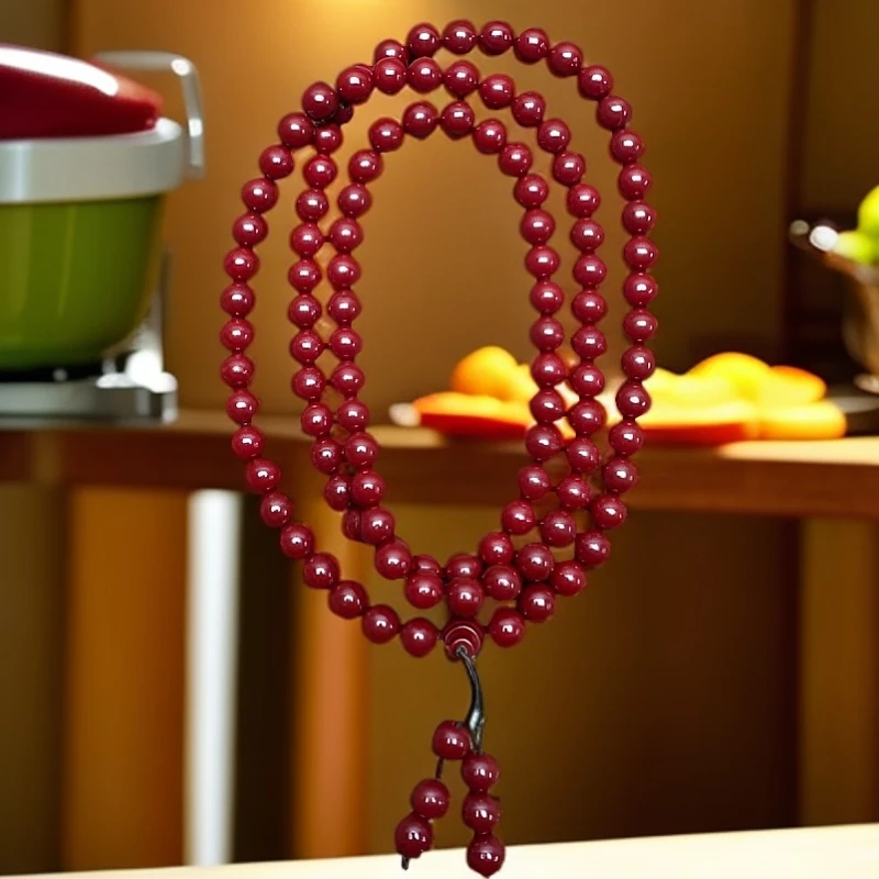 含辰砂工艺品108佛珠 辰砂 朱砂项链