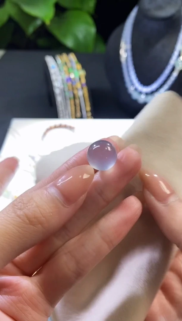 【闪购商品】翡翠挂件未镶嵌单珠12.5mm
