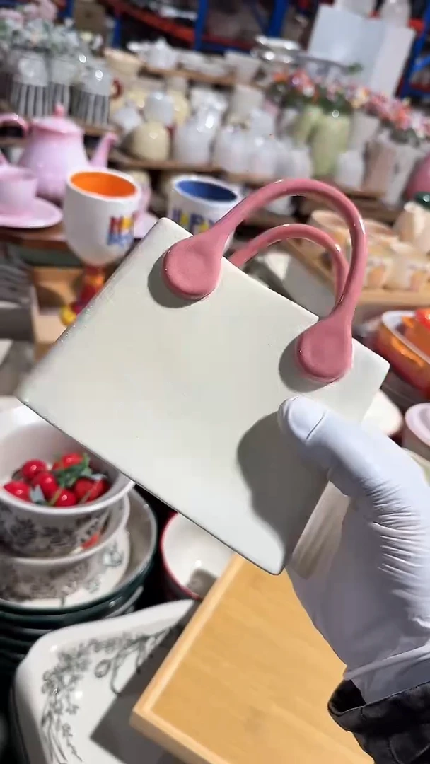 陶瓷手提包陶瓷 微瑕凑满20元包邮