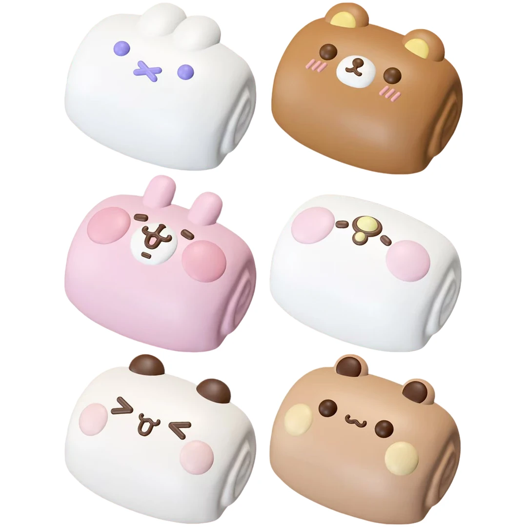 棉花糖合集~默认瑕疵DIY解压玩具手工制作捏捏乐