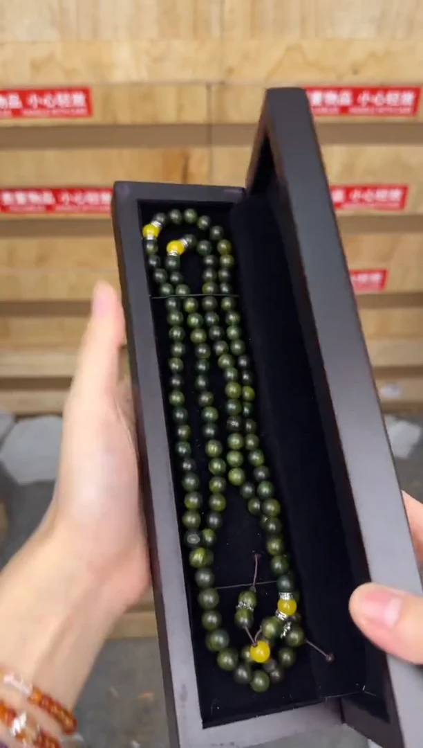 慈木器文玩阁阴沉金丝楠108颗链接@@ys1003