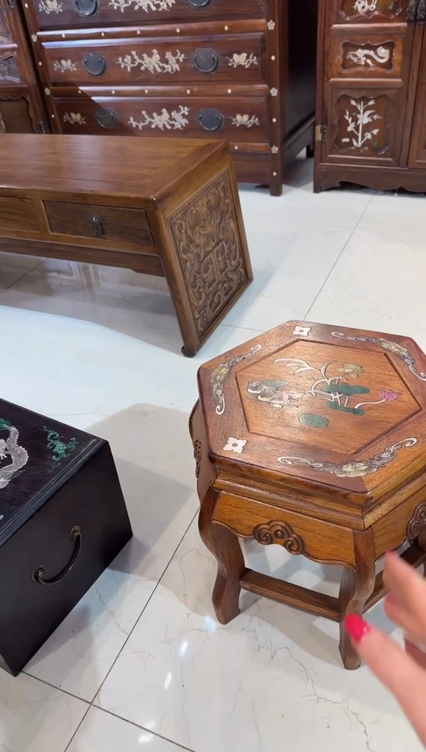 【闪购商品】木木艺鸳鸯戏水六角凳368.888