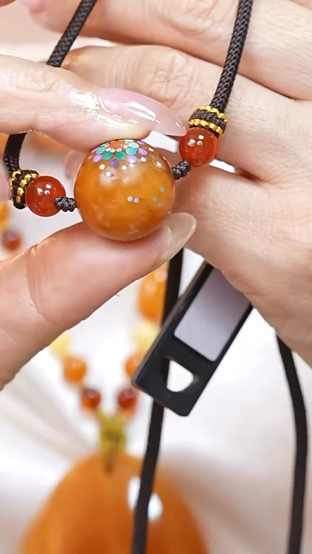 蜜蜡颈饰未镶嵌3358天然蜜蜡珠宝奇石云端妖孽全部保真