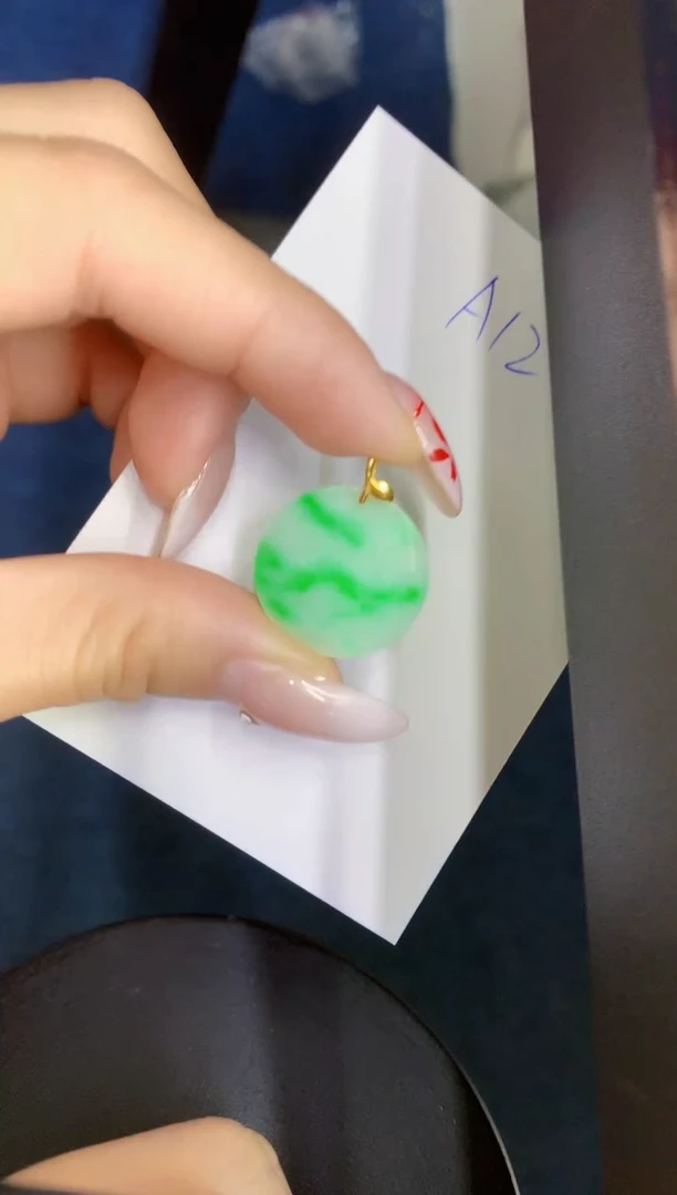 【闪购商品】翡翠颈饰18K金镶嵌0000000000