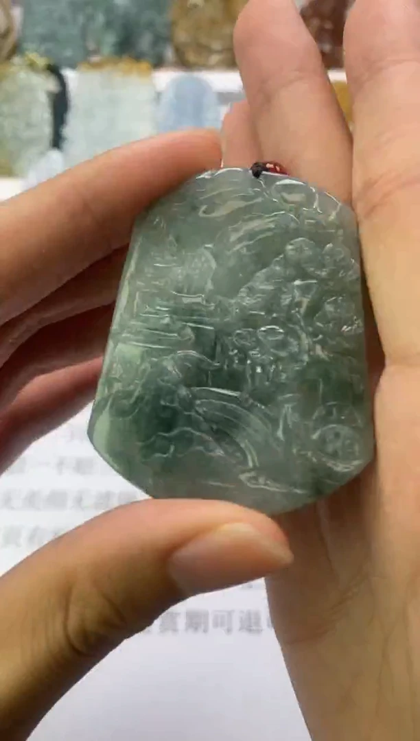 翡翠未镶嵌颈饰天然翡翠