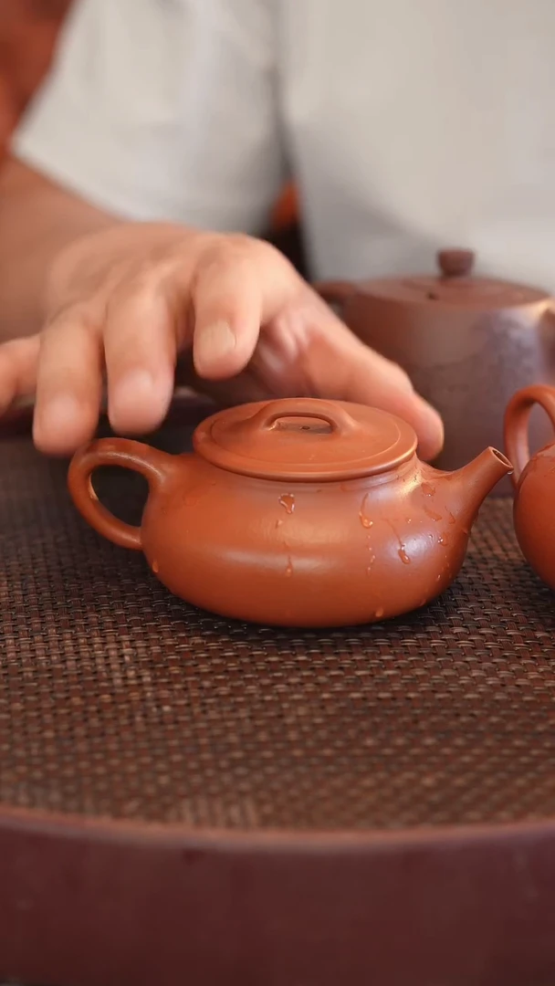 茶壶紫砂全手 大红袍 石瓢 200cc
