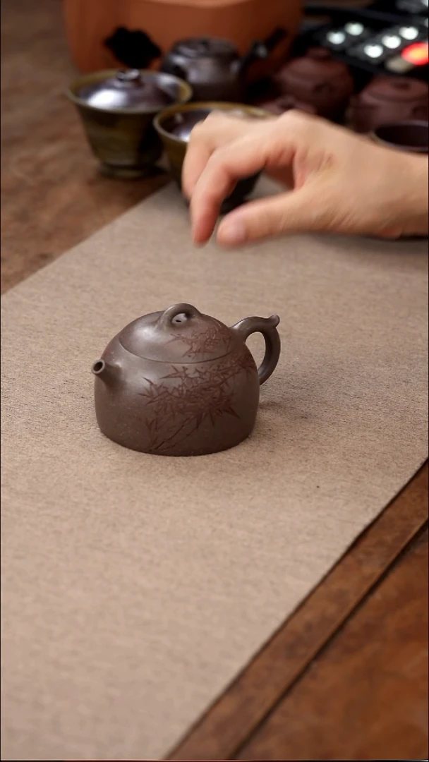 茶壶紫砂青灰段秦权