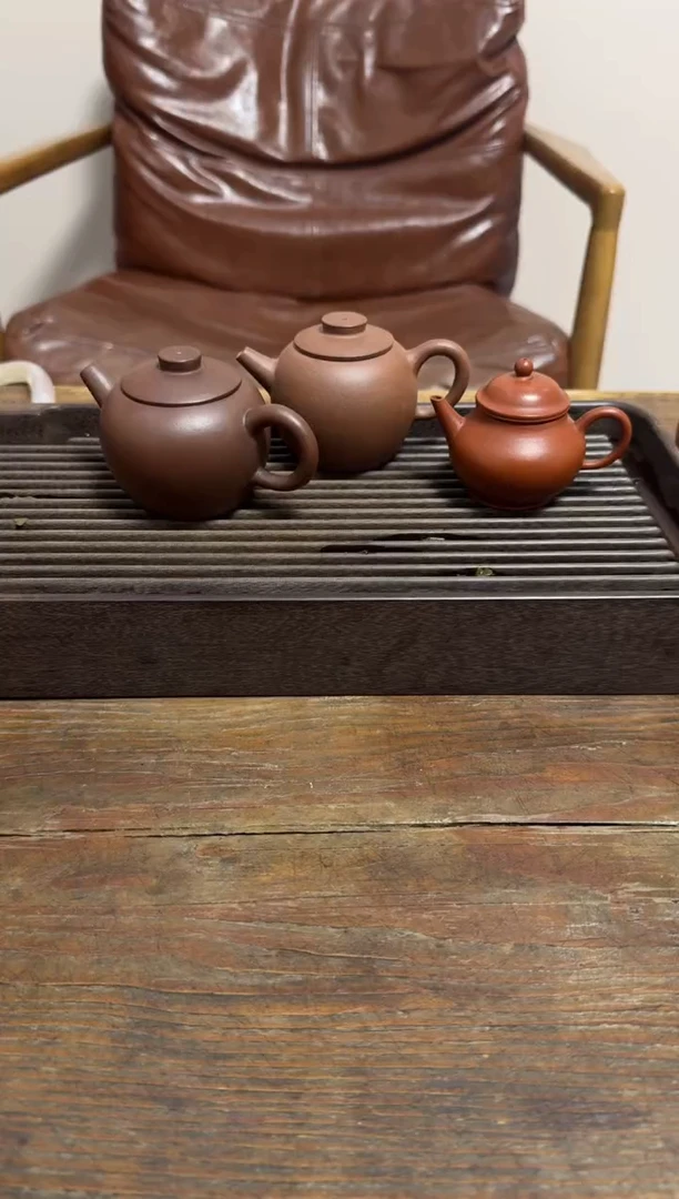 茶壶紫砂用****6手工小芭乐壶65CC