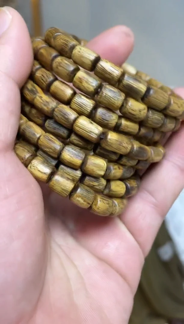 手串沉香海南红金猊随型单圈多样性发其一