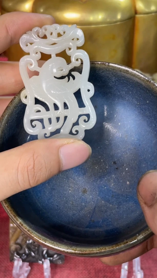 瓷片手工，手绘，陶瓷