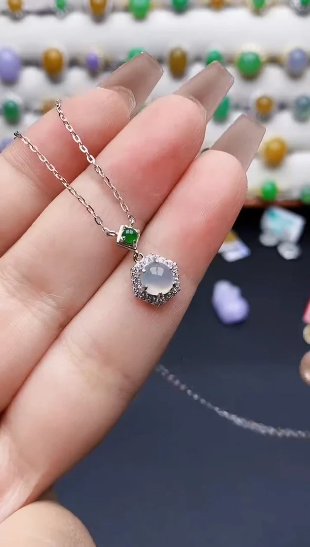 银S925镶嵌戒指翡翠2362