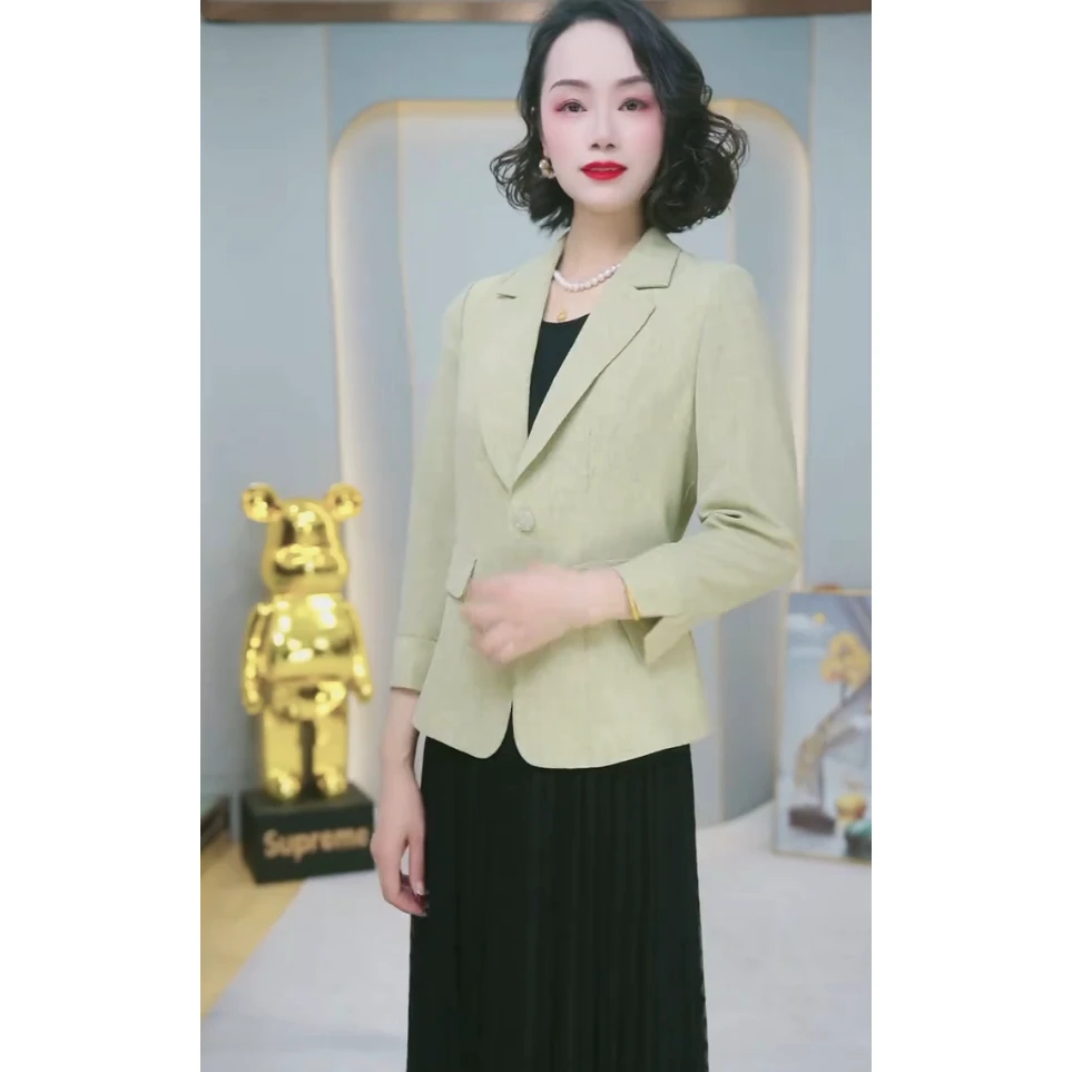 【外套】2881春夏新款时尚修身显瘦女装气质洋气上衣女外套