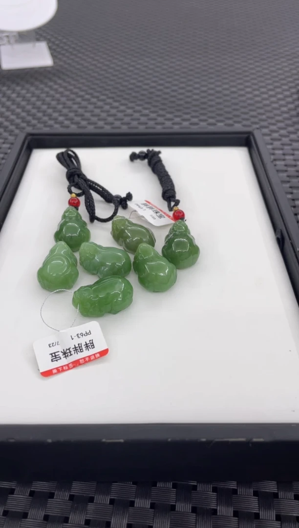 和田玉未镶嵌颈饰貔貅（多样性发一件）PP63-1