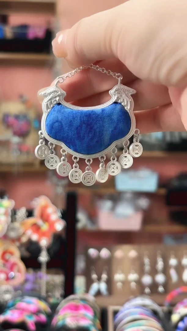 织绣艺枝独绣手工饰品118