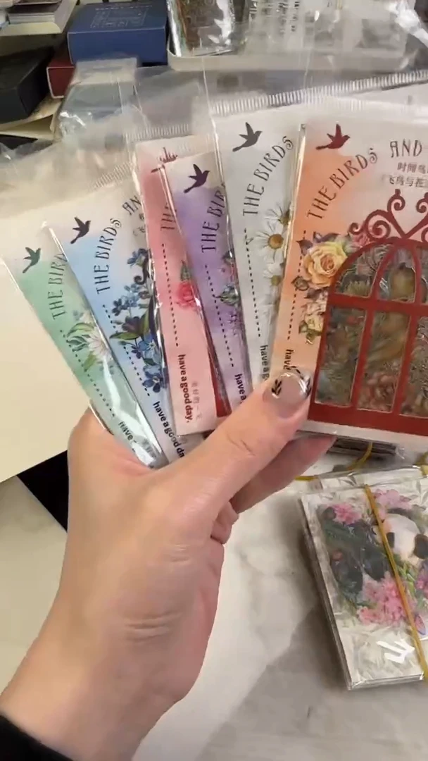 1-16飞鸟与花 6款