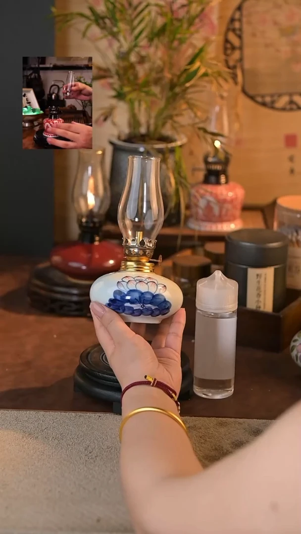 景德镇陶瓷香薰灯摆件