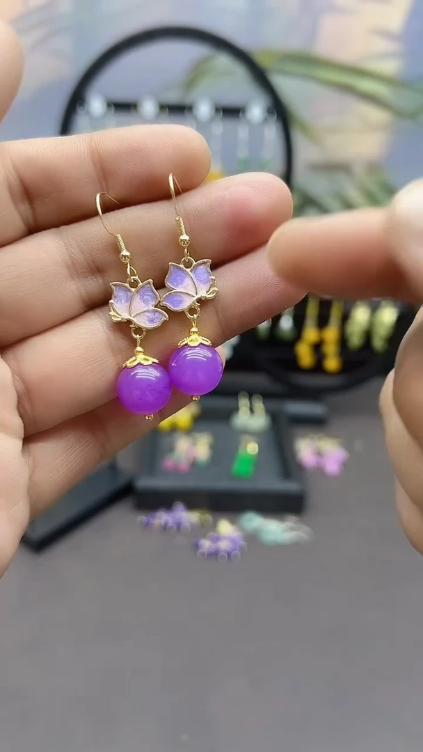 未镶嵌耳饰玛瑙/玉髓028