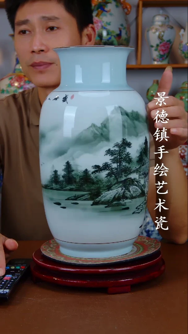 现代景德镇手工手绘陶瓷摆件58