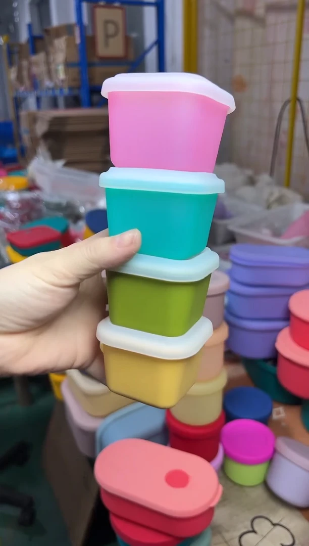 硅胶发2个-颜色随机可备注-80ml辅食盒