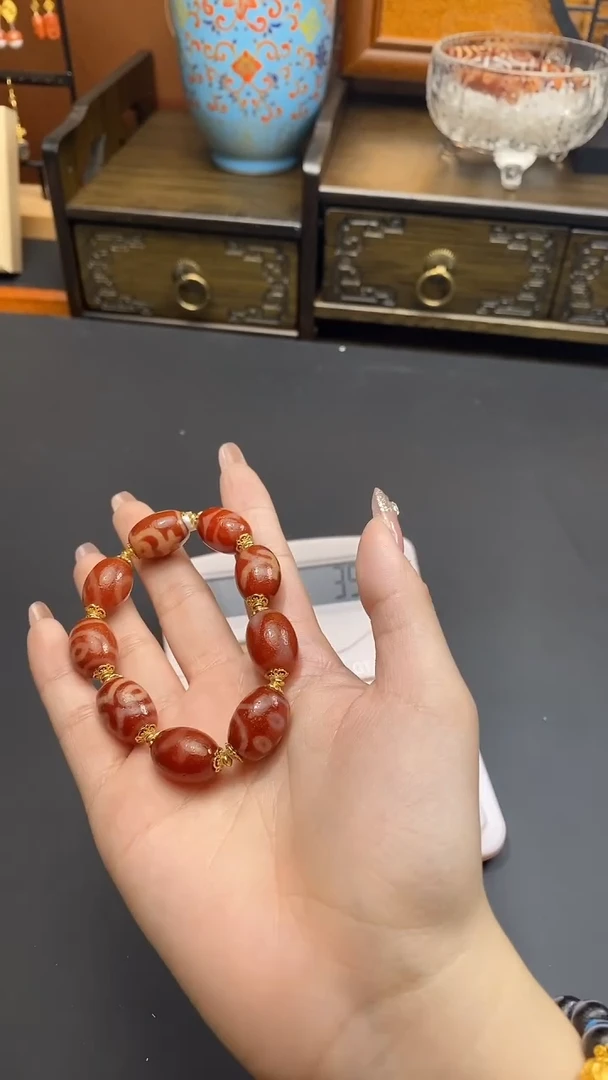 【闪购商品】玛瑙/玉髓手串未镶嵌多宝手串