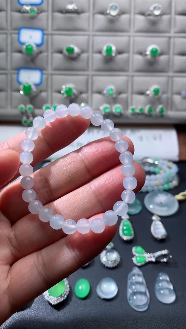 未镶嵌手串翡翠手串
