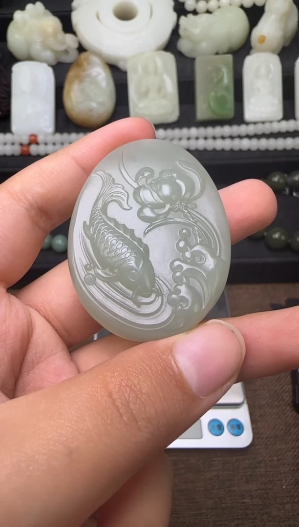 吊坠(不含链)未镶嵌和田玉吊坠