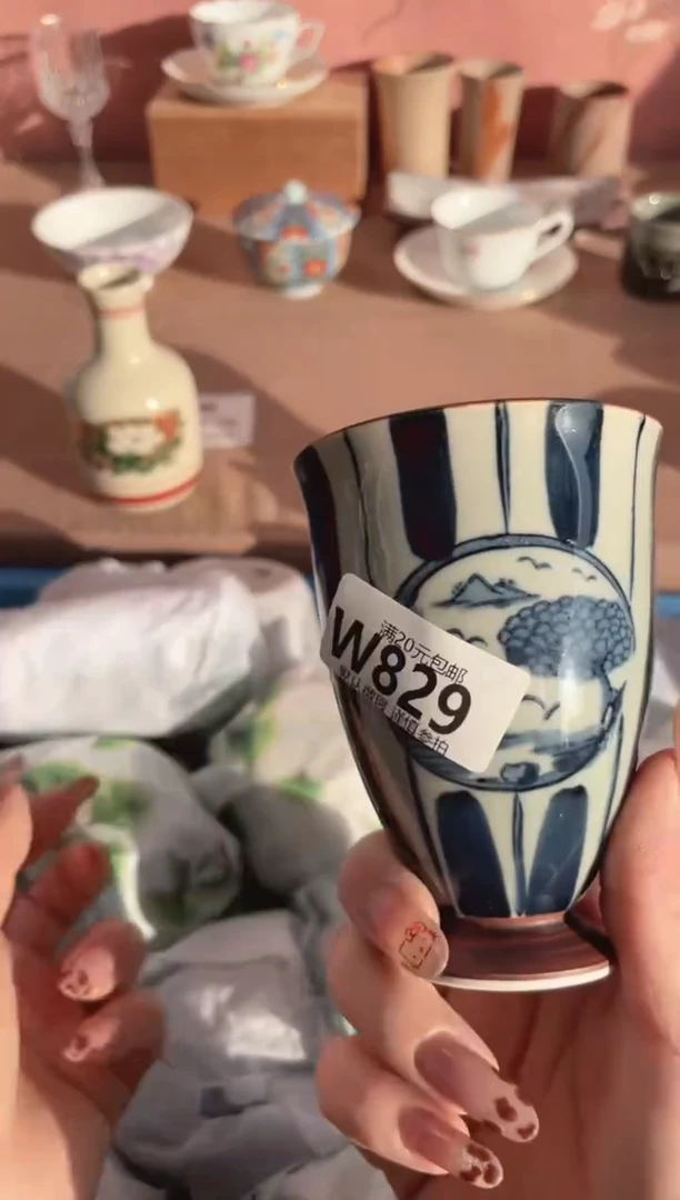 瓷片奔**馨瓷器瓷器W829