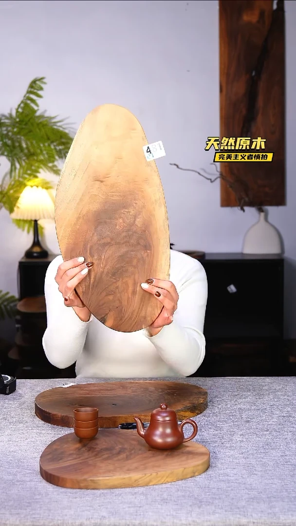 木北美黑胡桃原木.干裂疤结不属于商品质量问题完美主义者慎拍