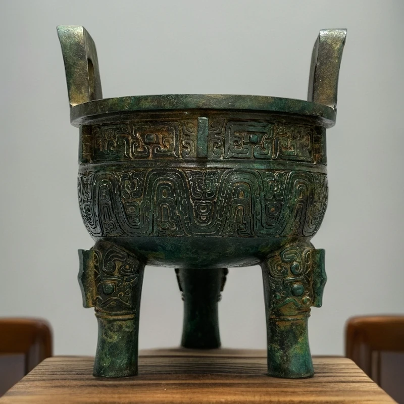 天路风格西周大克鼎青铜器家居客厅装饰礼品摆件