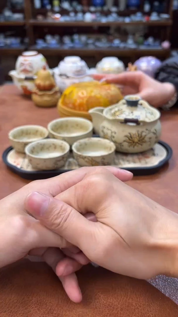 真的很便宜会开片的旅行茶具