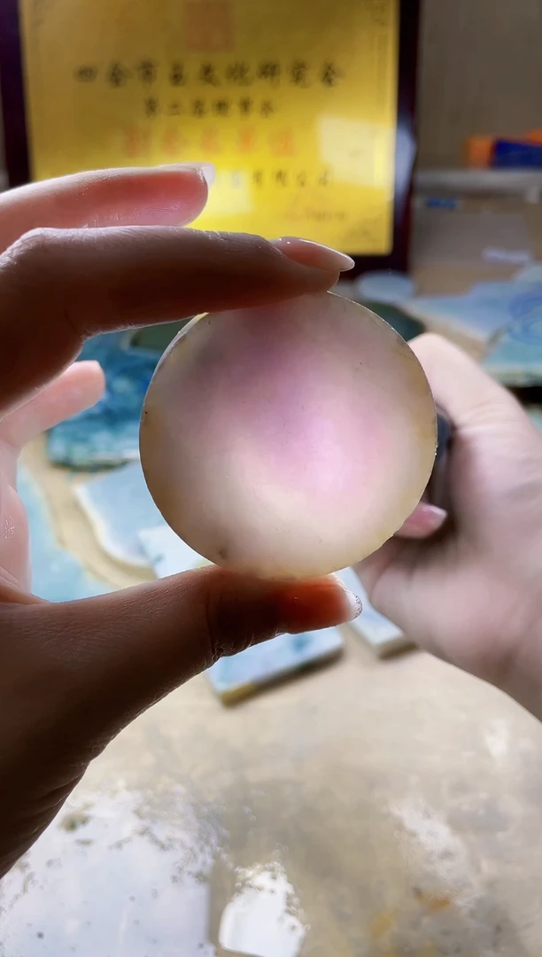 翡翠未镶嵌颈饰A货曹玉080