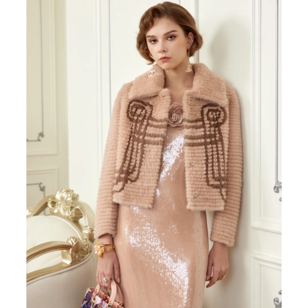 2025年新款水貂短款外套S25047