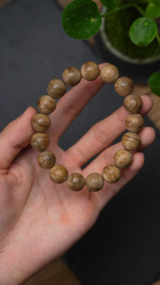 手串沉香L618-2菩萨棋老料13/14g