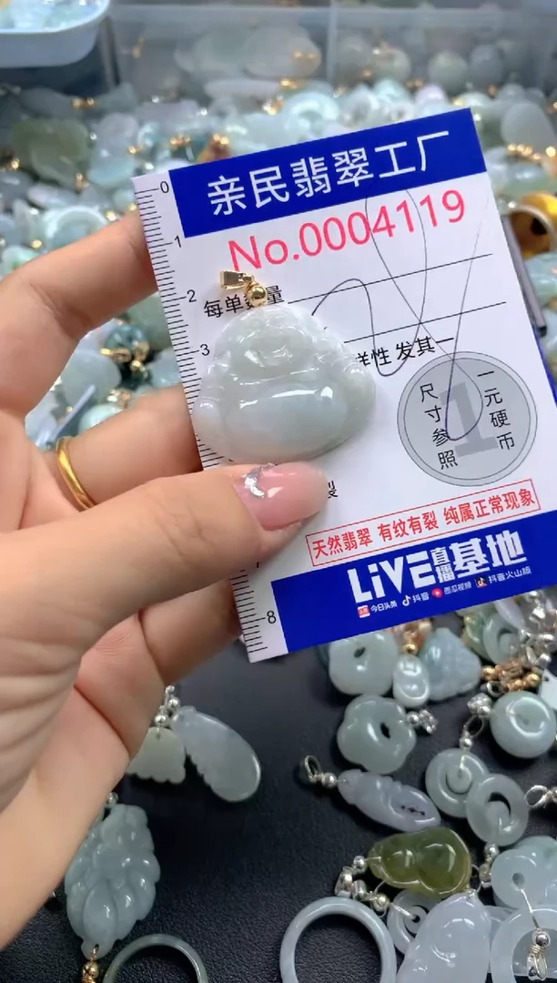 颈饰未镶嵌翡翠4119