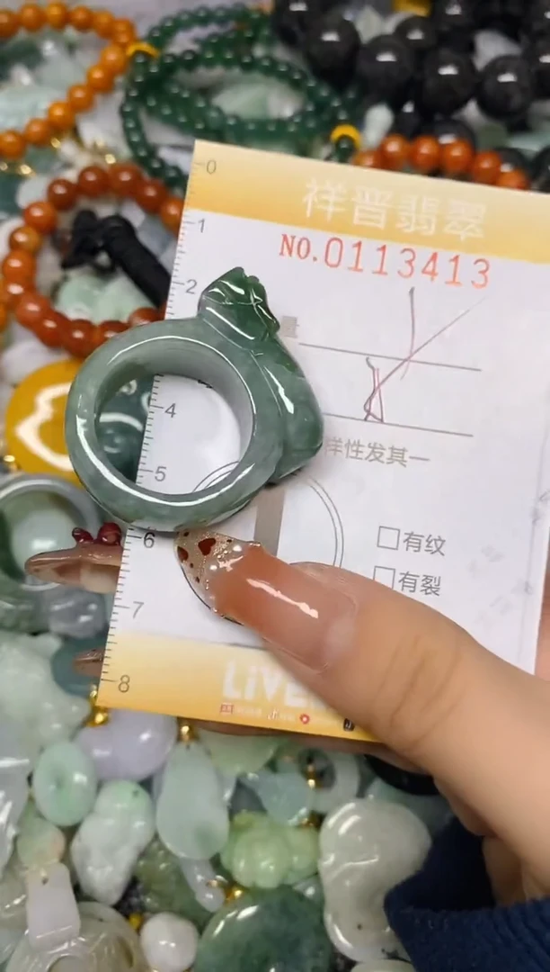 【闪购商品】翡翠颈饰未镶嵌闪购0113413多样性发其一