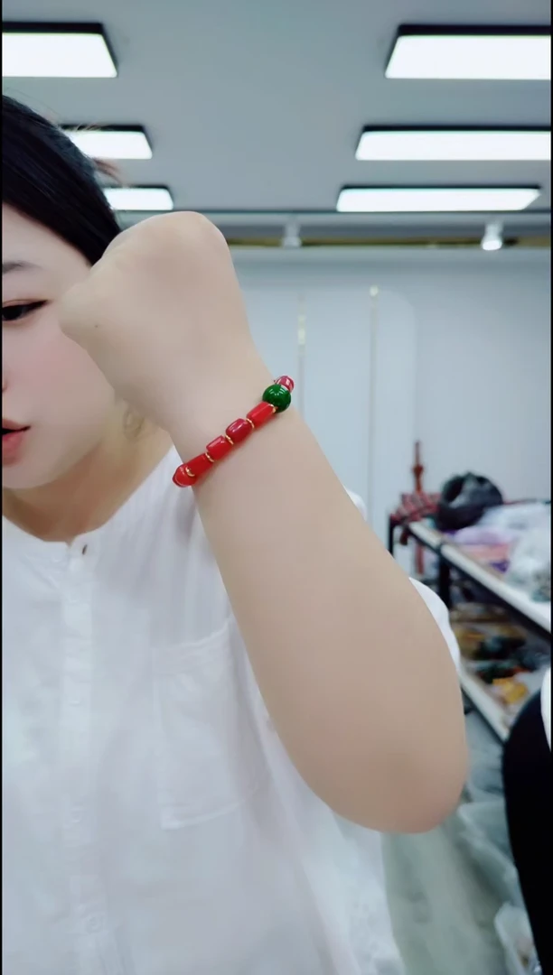 树脂制品0572桶珠手链