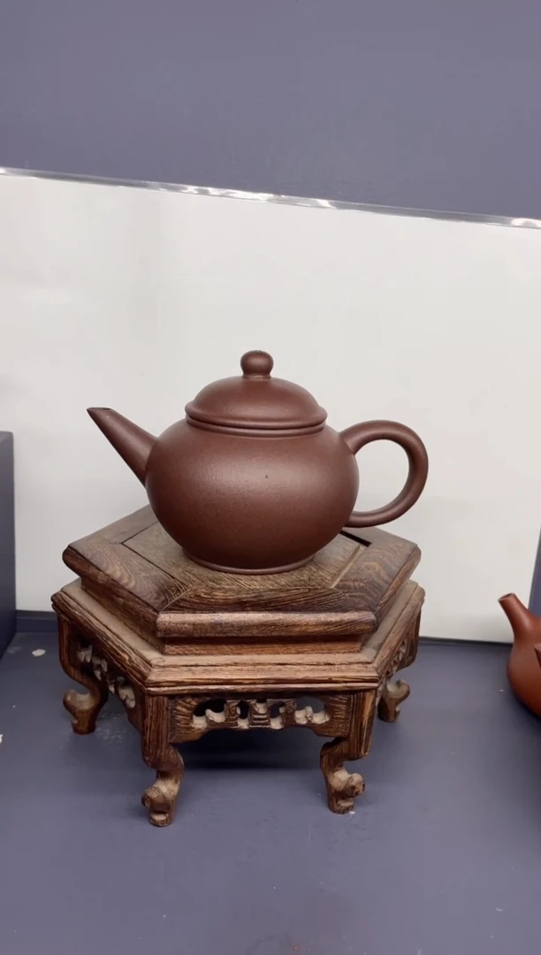 茶壶紫砂台西紫泥 标准水平