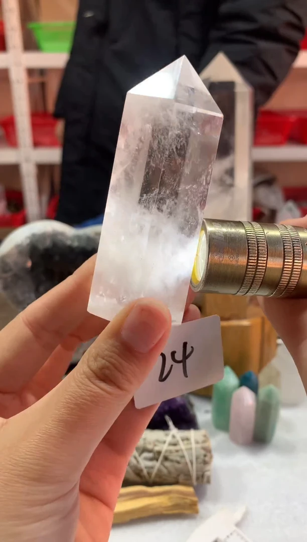 未镶嵌珠宝半成品水晶天然水晶默认微瑕24