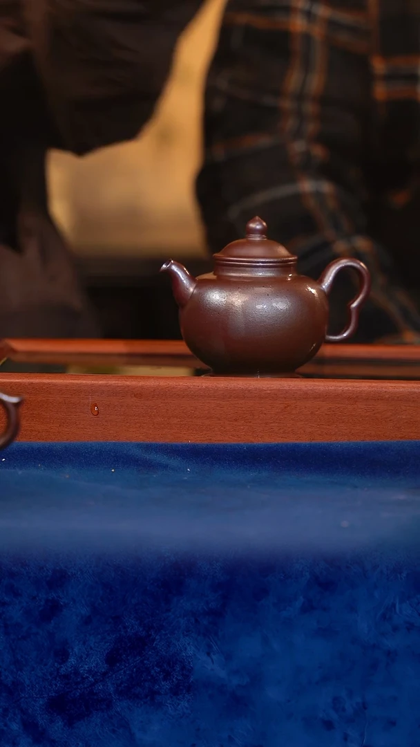 紫砂 宜兴紫砂 CJY 朱泥柴烧   宫灯