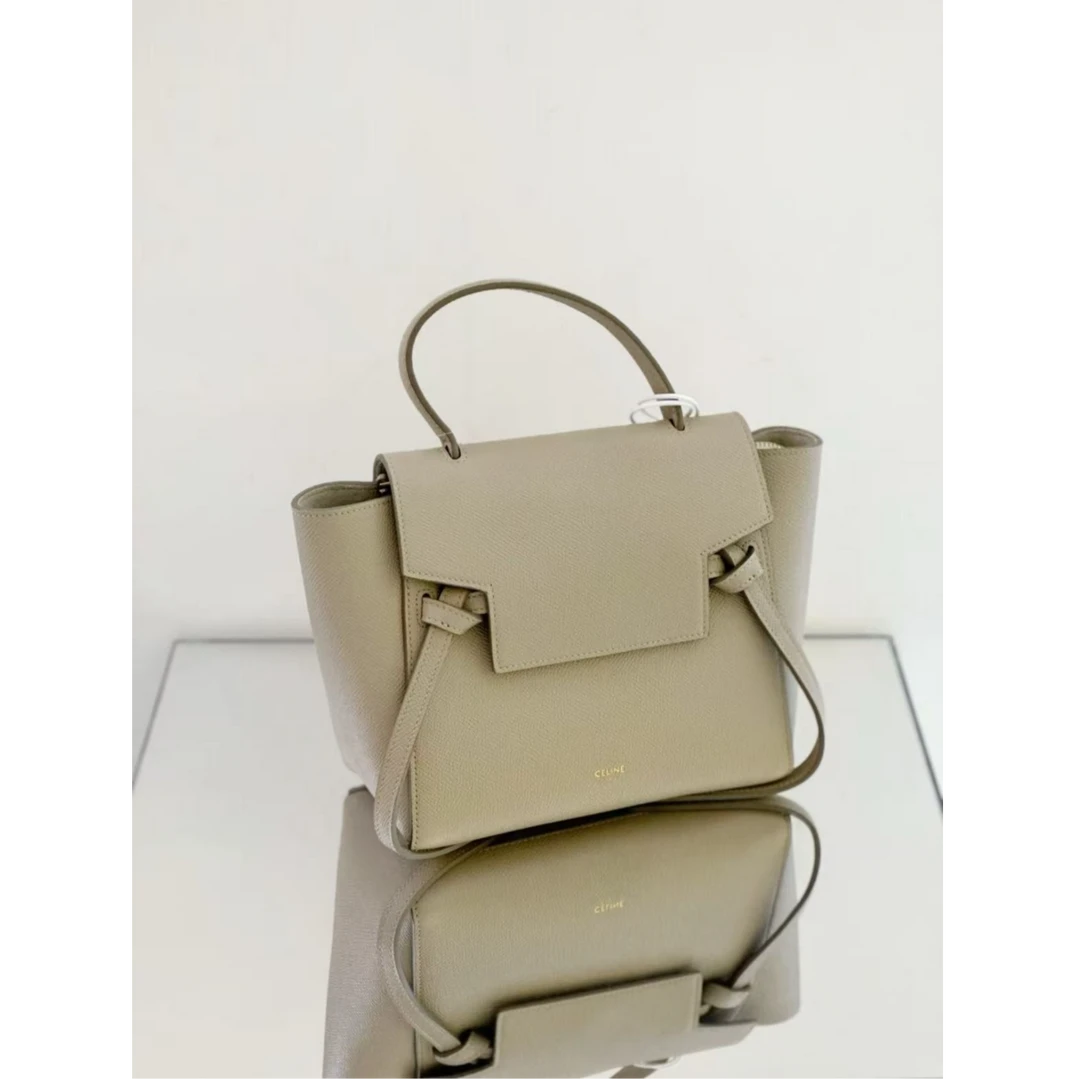 95新 Celine/思琳 【小考拉】沙色鲶鱼单肩斜挎包