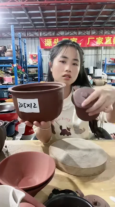 陶5379瑕疵紫砂猪油罐打磨不可明火