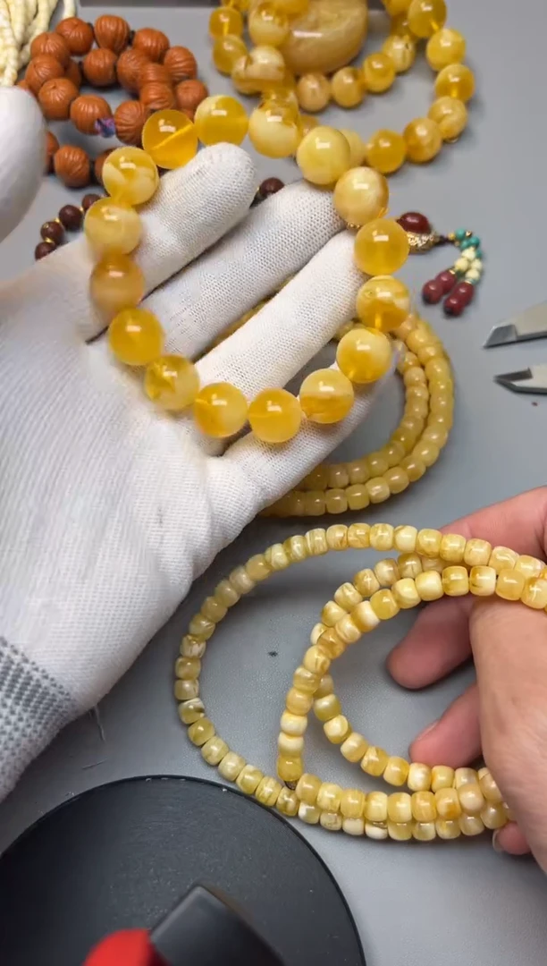 手链蜜蜡未镶嵌精品文玩蜜蜡一条