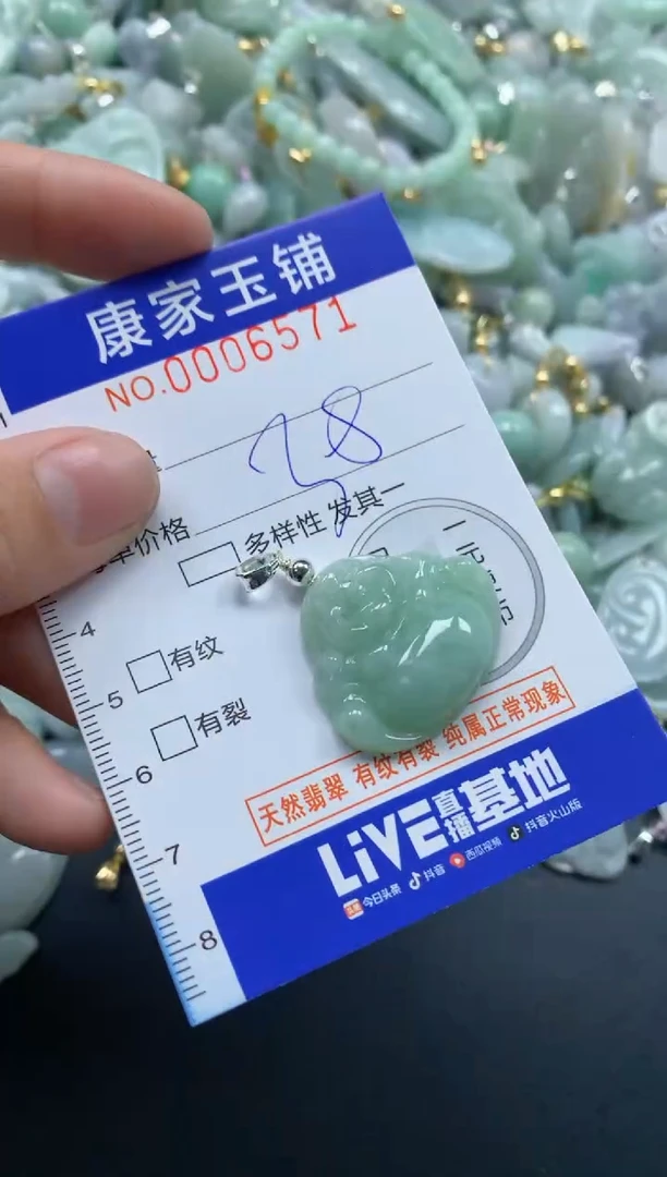 颈饰未镶嵌翡翠6571