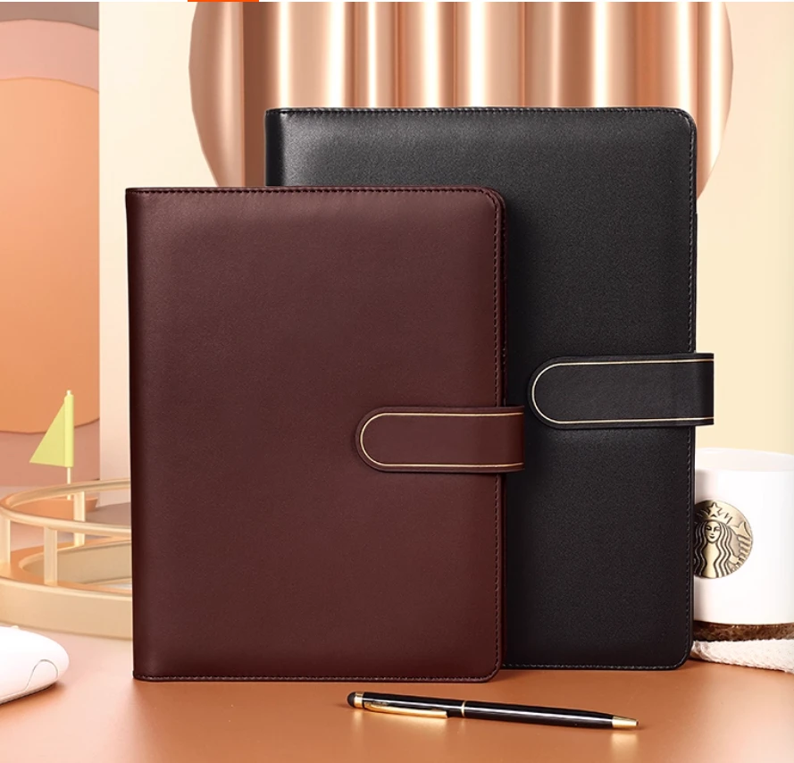 【新疆包邮】博文9927带扣活页本笔记本定制厚记事本商务记录本