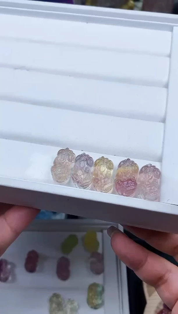 【闪购商品】萤石颈饰未镶嵌50a多样性发其一/2.17/1个