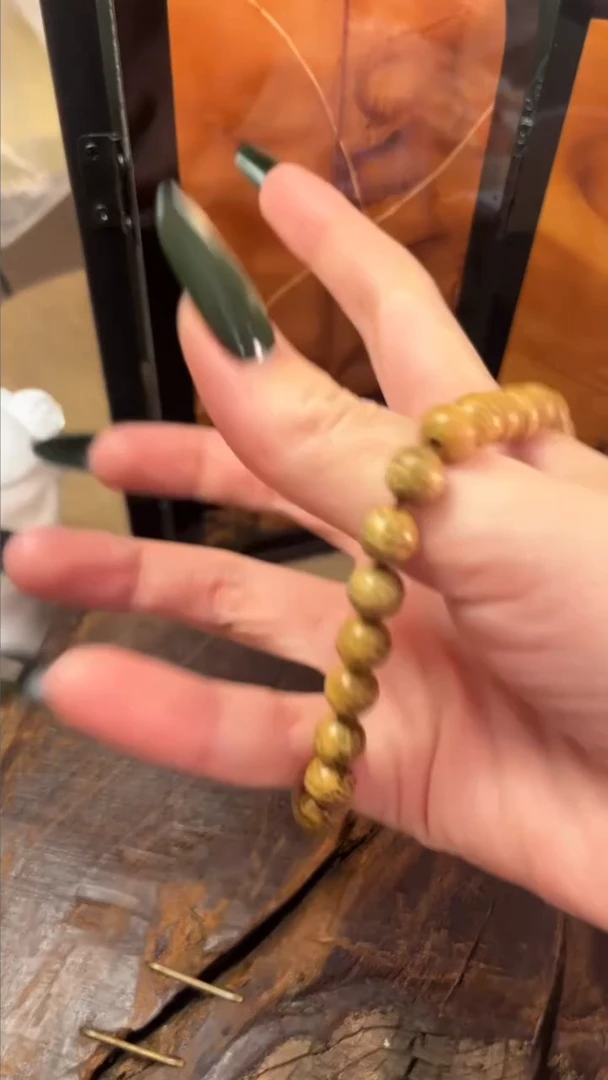 手串星月菩提精工级陈籽圆珠手串（B）