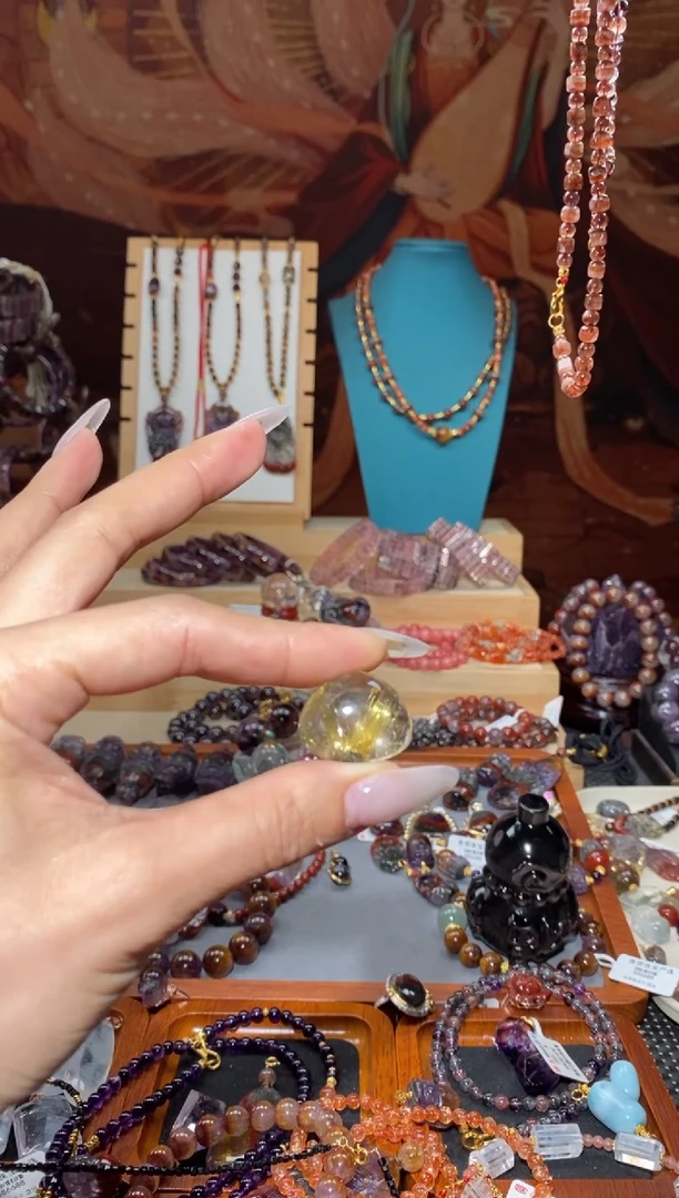 【闪购商品】水晶吊坠未镶嵌钛板晶