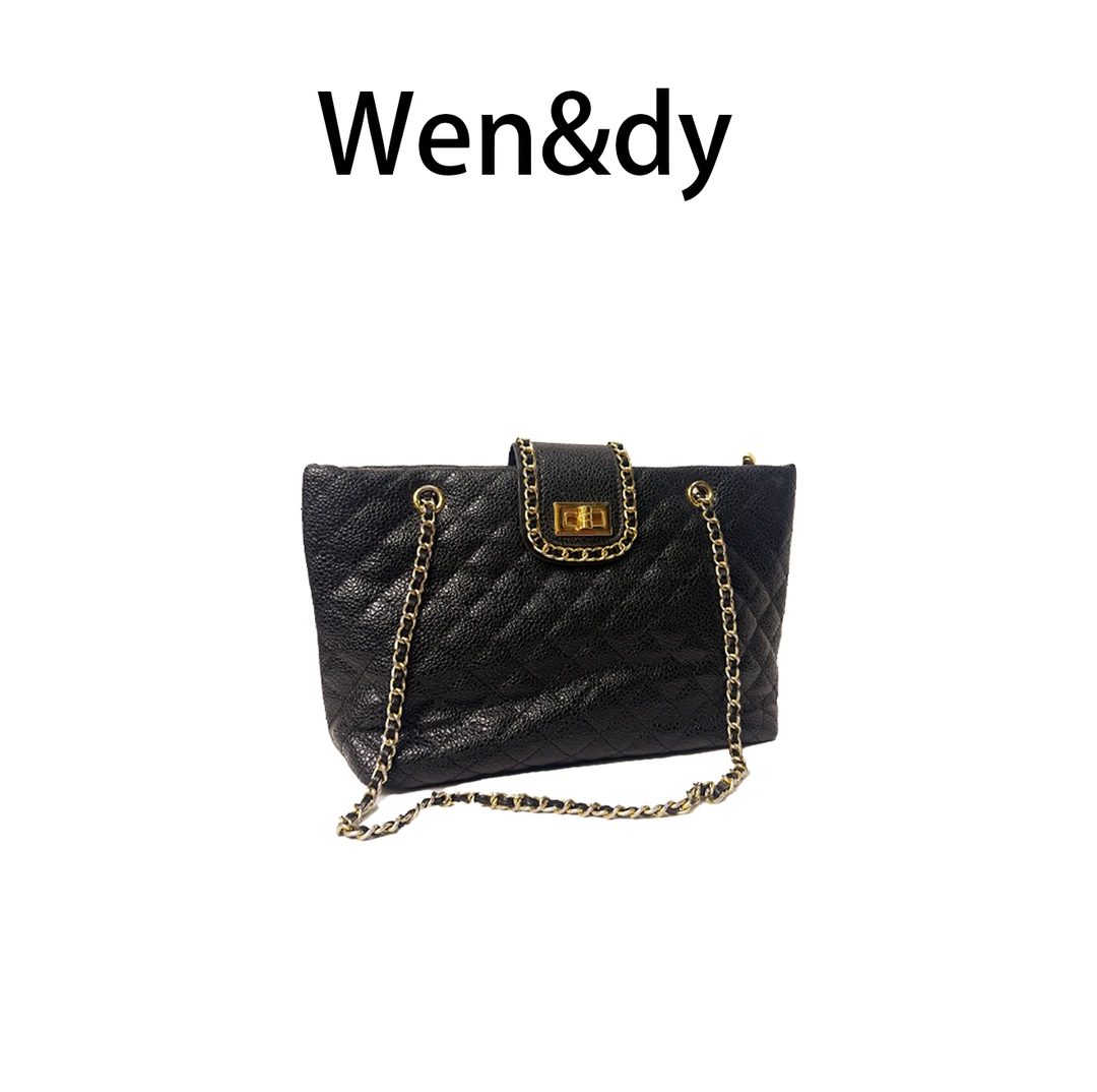 通勤时尚大气女包小香风链条包2025新款大容量托特包