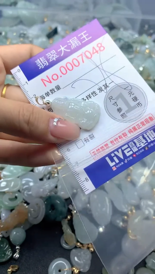 颈饰未镶嵌翡翠7048