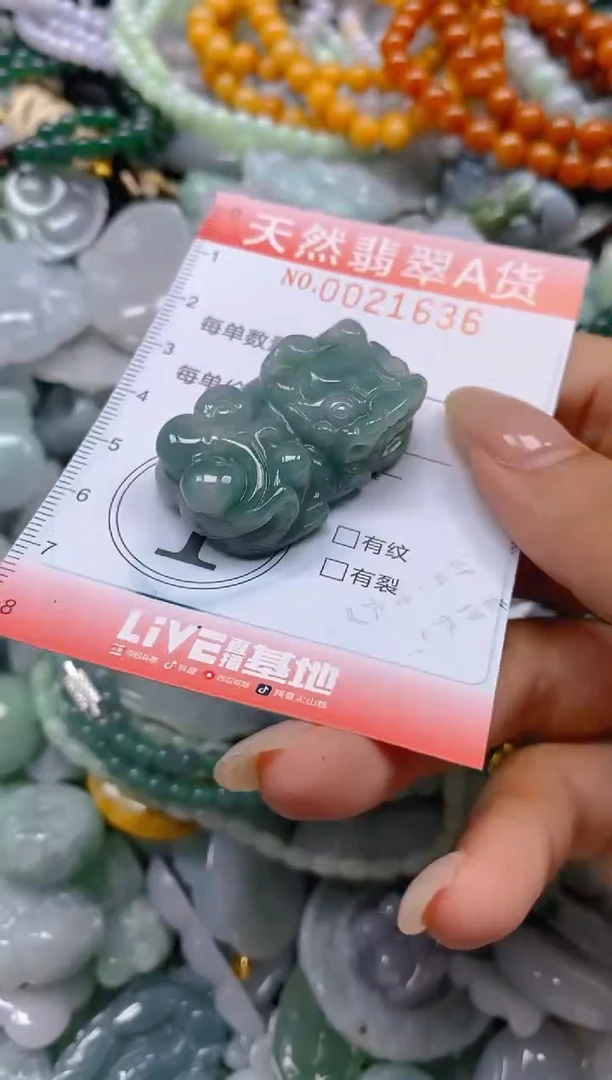 翡翠未镶嵌颈饰闪购0021636